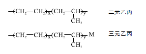 EPDM三元乙丙橡膠分子式